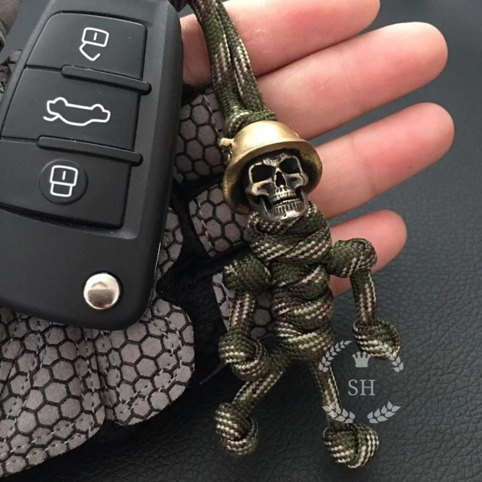 Skull Retro Old Knife Pendant Car Key Pendant