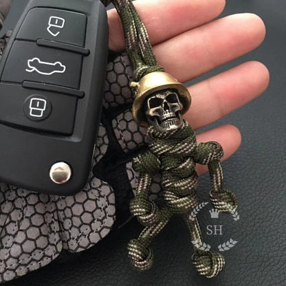 Skull Retro Old Knife Pendant Car Key Pendant