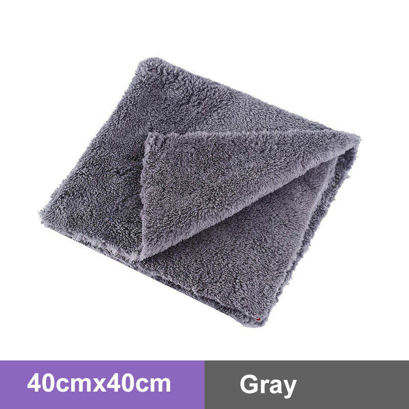 Coral Fleece Microfiber Fervently Thickened Car Wash Towels