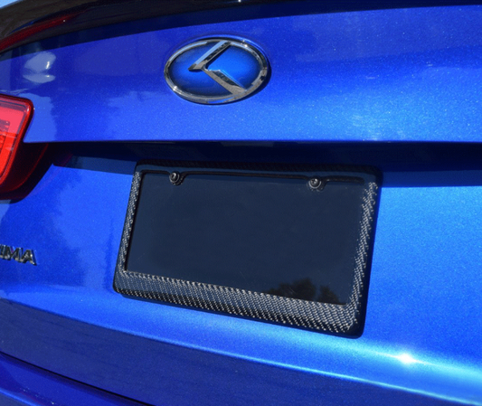 Carbon fiber license plate