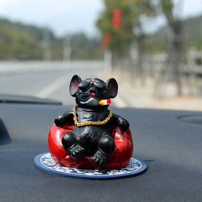 Creative Society Dog Car Ornaments Bully Dog Ornaments