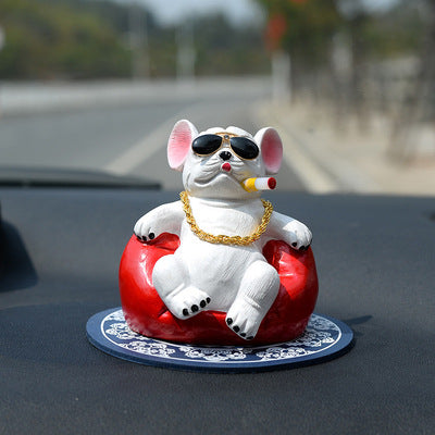 Creative Society Dog Car Ornaments Bully Dog Ornaments