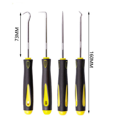 Pick Tires Gravel Cleaning Tools Car Repair 4-piece Set Pull Hook