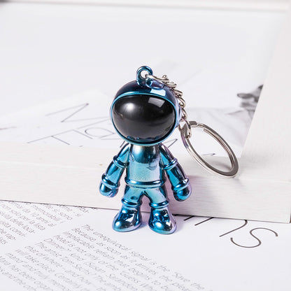 chrome astronaut keychain