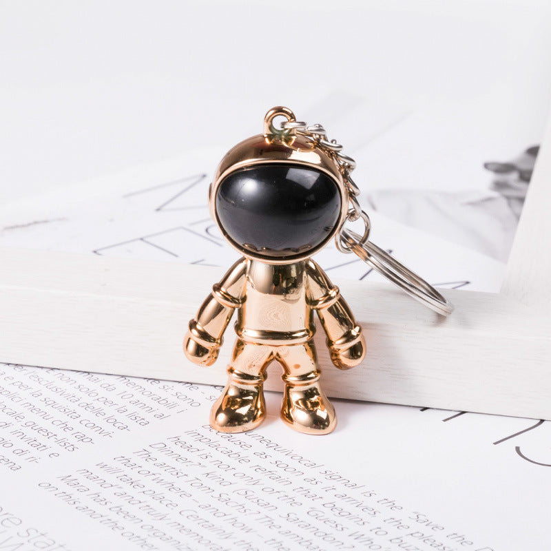 chrome astronaut keychain