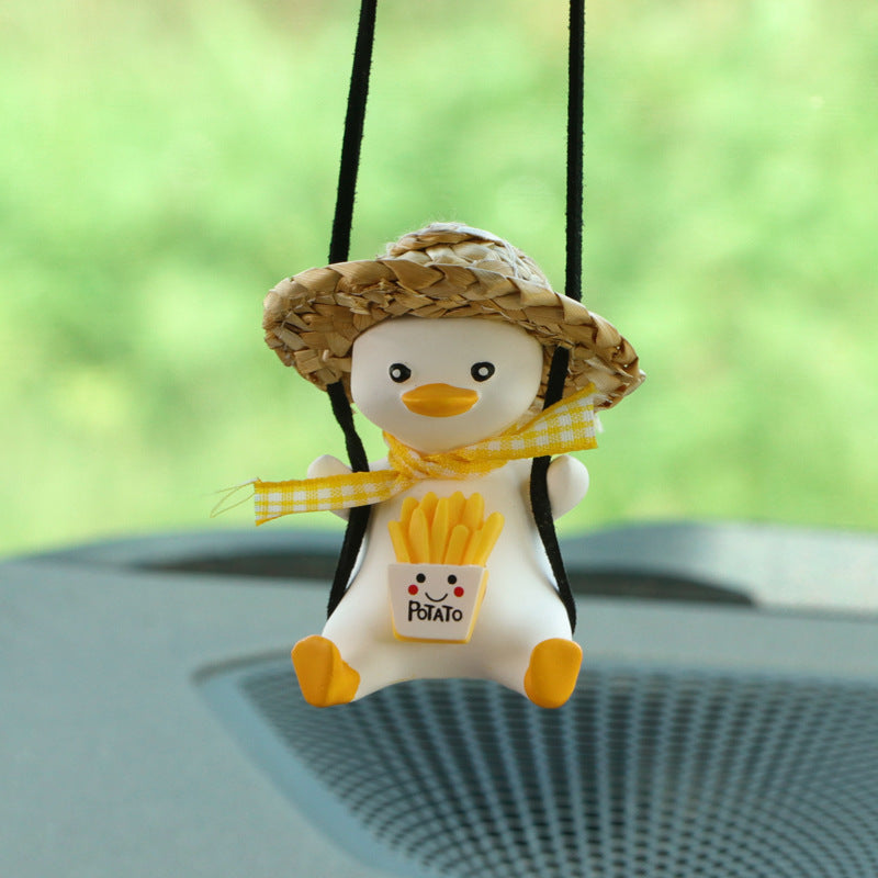 New Swing Duck Car Pendant