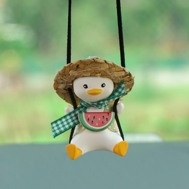 New Swing Duck Car Pendant