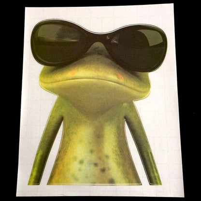 Three-dimensional Frog Car Stickers Scratches Car Decoration