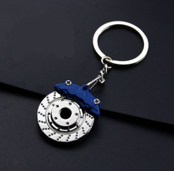 Brake caliper and rotor keychain