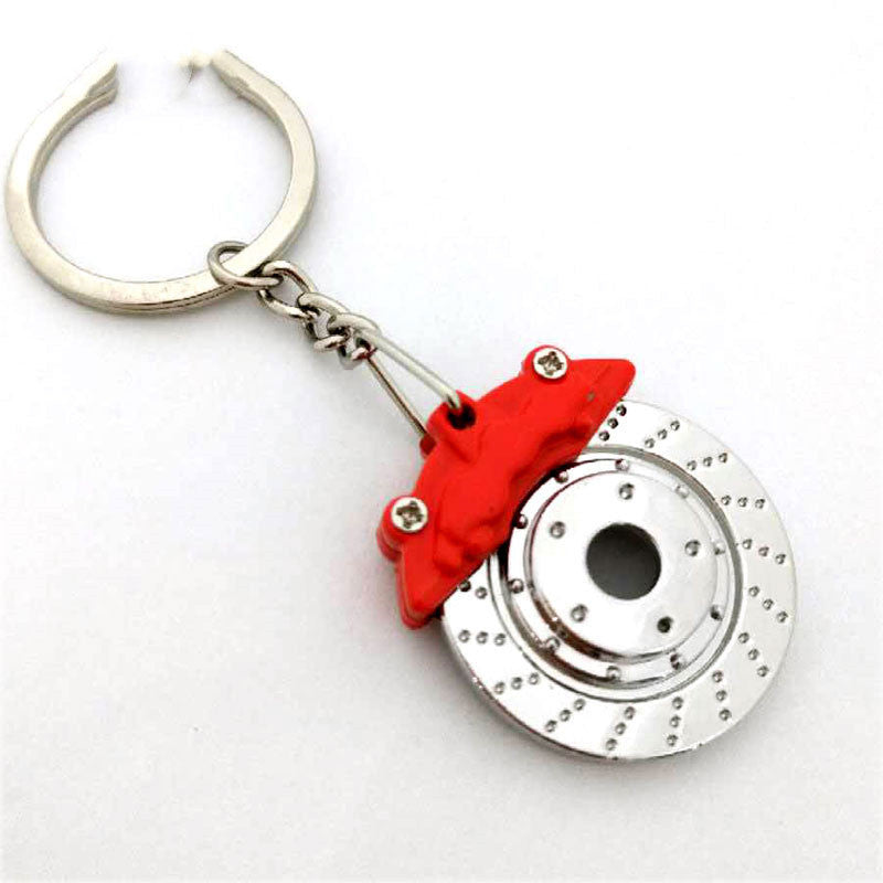 Brake caliper and rotor keychain