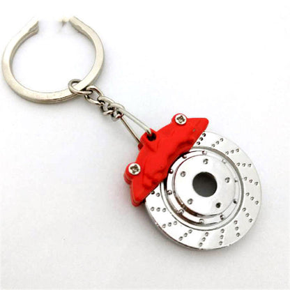 Brake caliper and rotor keychain