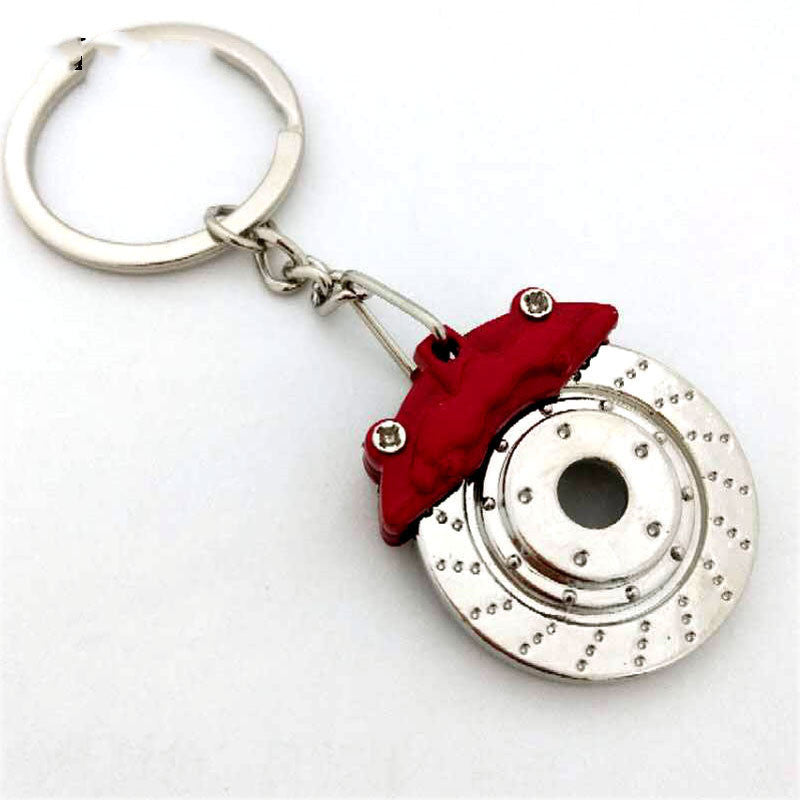 Brake caliper and rotor keychain