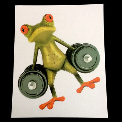 Three-dimensional Frog Car Stickers Scratches Car Decoration