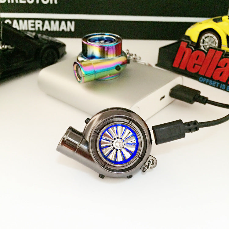 spinning turbo key chain