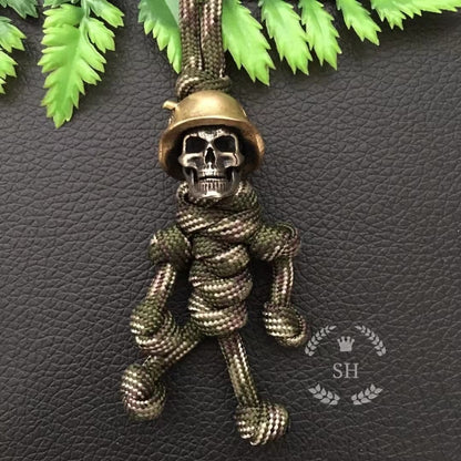 Skull Retro Old Knife Pendant Car Key Pendant