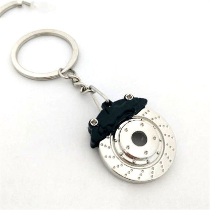 Brake caliper and rotor keychain